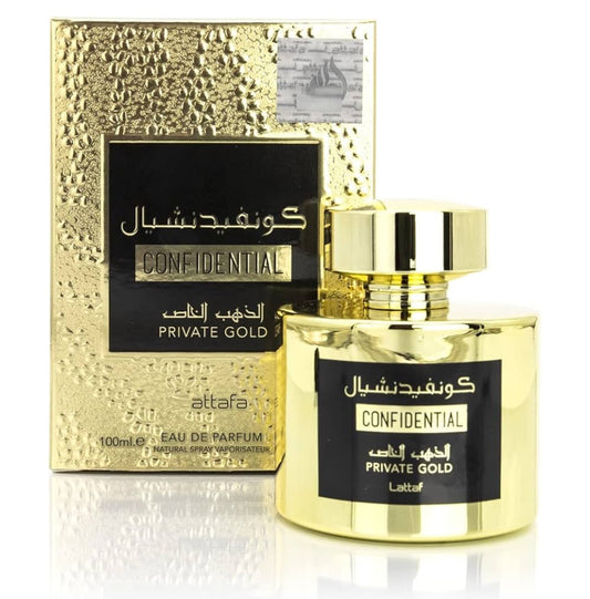Eau de parfum Confidential Private Gold 100ml